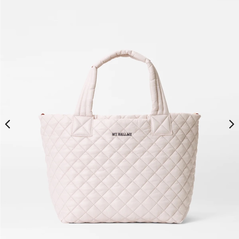 MZ Wallace Quilted Tote in Light Pink